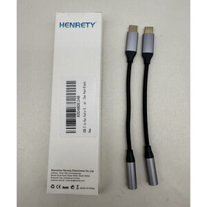 USB C to Aux Audio Dongle Cable Cord, Type C to 3.5Mm Female Headphone Jack Adap